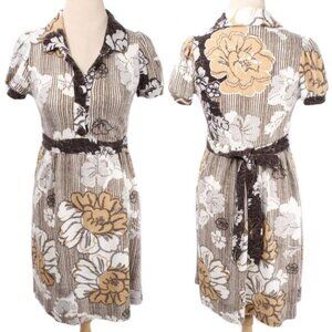 Eva Franco tie back wool dress